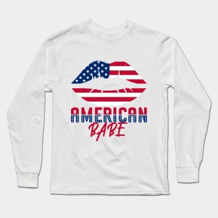 American Babe, Independence Day Long Sleeve T-Shirt